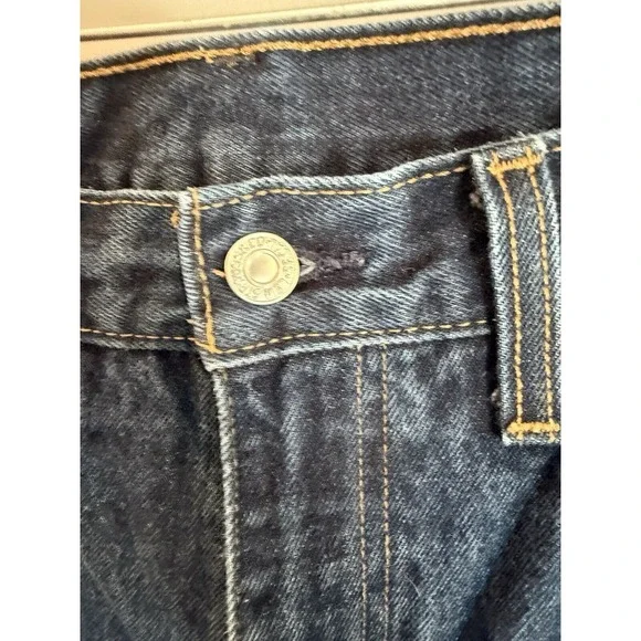 550 Levis Mens Jeans Relaxed Fit (34x30) Dark Wash Denim - Picture 3 of 6
